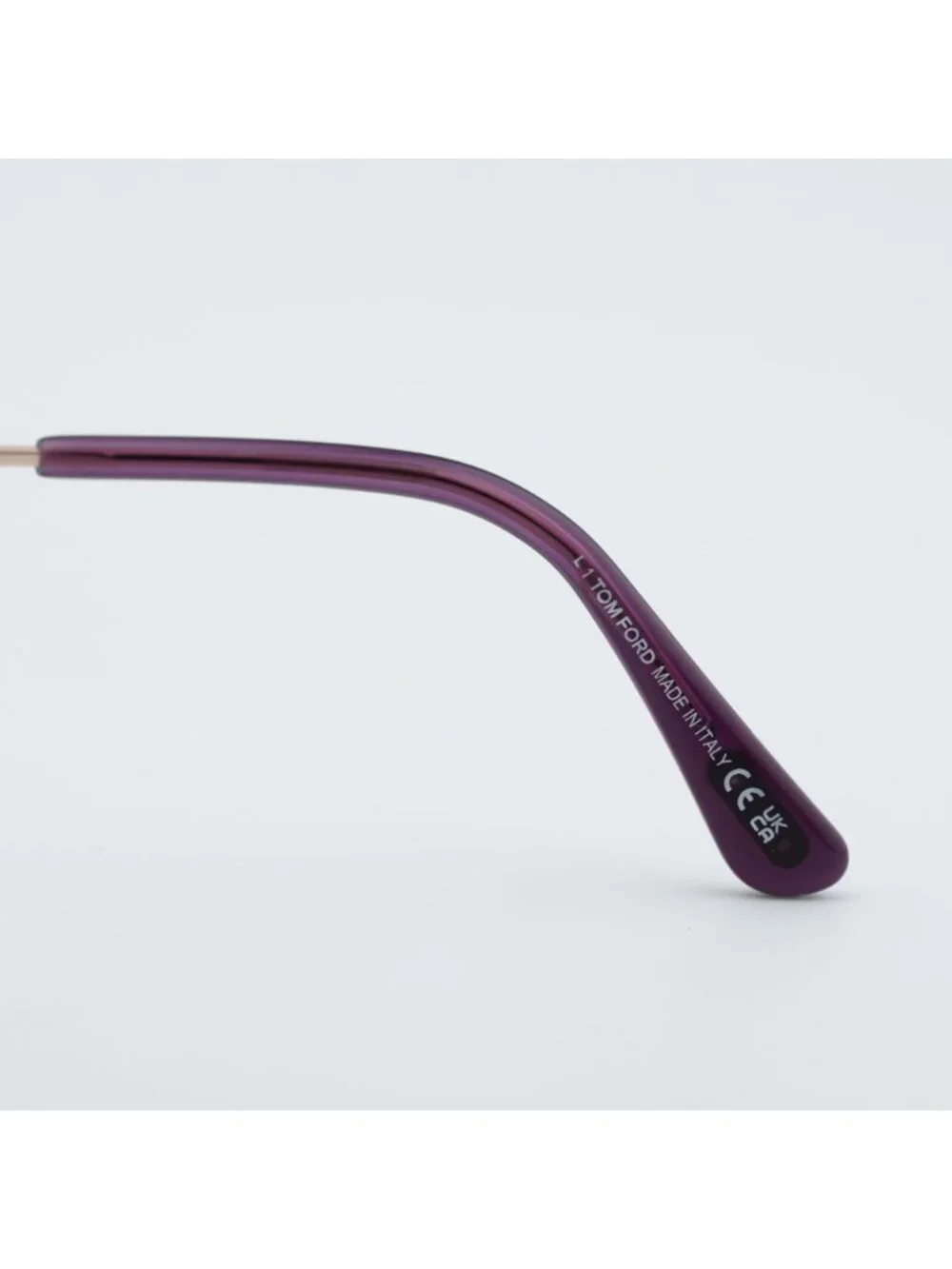Tom Ford FT5882-B 083 Eyeglasses Violet / Gold 55mm Butterfly Frame